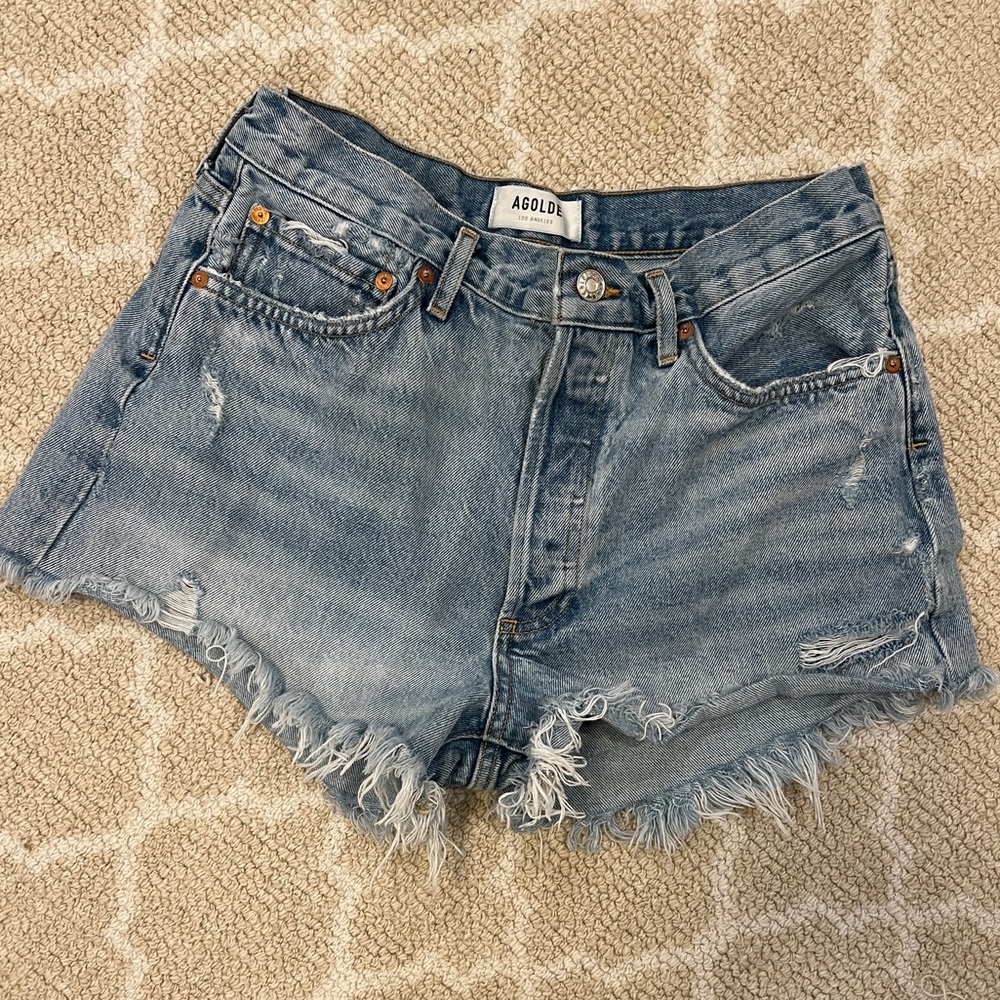 Agolde Parker cut off shorts for spring summer
